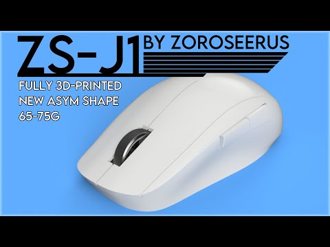 Free 3D file TEST SHAPE Z100s, Symmetric Wireless 3D Printed Mouse 🐁・3D  print design to download・Cults