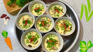 Tuyệt chiêu làm Trứng Hấp Rau Củ siêu mềm mịn, vừa thơm béo lại đơn giản, ai ăn cũng mê