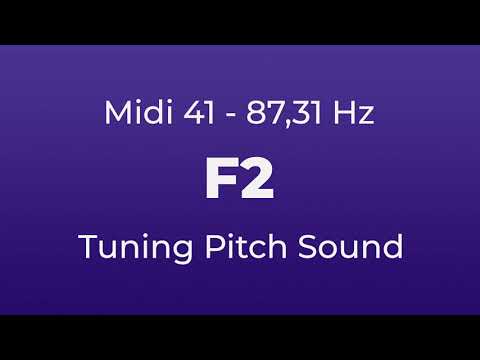 F2 Tuning Pitch | 87,31 Hz | Midi Key 41