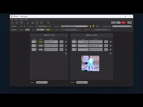 6 - Create a User Interface for your Arduino BCI projects with HITIBrain