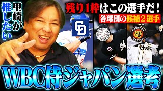 【WBC】ドジャース大谷翔平が参加表明‼︎『この選手はWBCで招集される可能性がある‼︎』里崎がオススメする"未だ代表経験がない"各球団2選手を紹介します‼︎