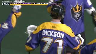 Dickson nets four goals but San Diego falls short in Game 1