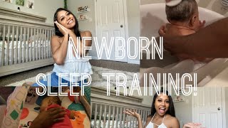 HOW I SLEEP TRAINED MY NEWBORN| NEWBORN SLEEP TRAINING| THE MCKENZIES