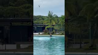 Download lagu First try of wake boarding in Crystal Lagoon Bintan#bintan #bintang #bintanisland #wakeboarding mp3