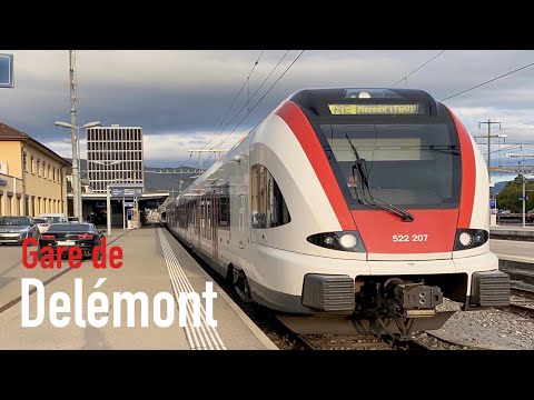 Gare de Delémont | Bahnverkehr in Delémont | Stadler FLIRT France | ICN | SBB