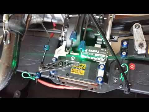 Rc rock amour servo brace losi 5 5ive.....