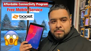 Free Service Boost Mobile Affordable Connectivity Program Details