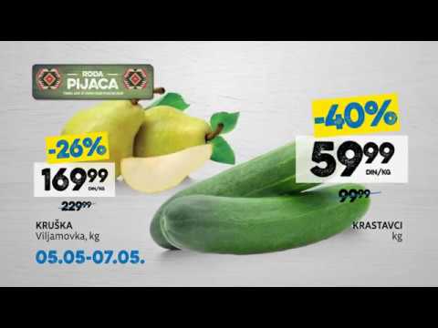 Sveže sa RODA pijace 05. - 07.05.2017.