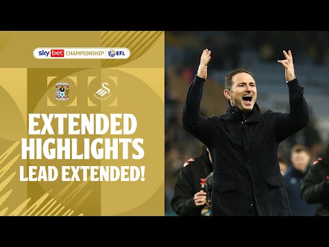 LEAD EXTENDED! | Coventry City v Swansea City extended highlights
