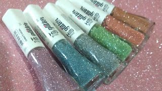 Resenha lançamento de esmaltes Hits coleção Diamante - glitter refletivo