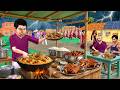 Barish Mei Matan Wala Tasty Mutton Biryani Street Food Hindi Kahaniya Moral Stories Comedy Video