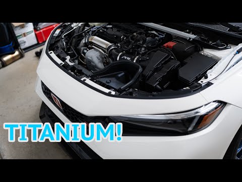 FL5 Type R Gets PRL Titanium Inlet Pipe!
