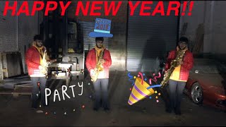 Auld Lang Syne - (Baritone, Tenor & Alto Saxophone) by V1GYAN