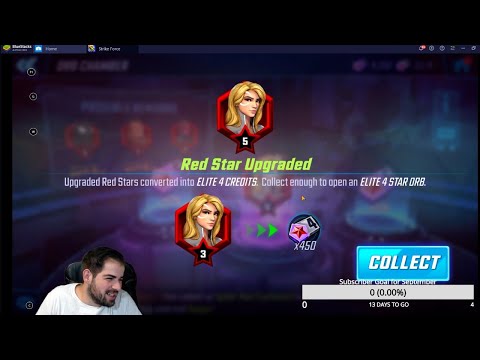 Three 6 Red Stars! - 50 Red Star Orb Opening for Dagger I Marvel Strike Force - MSF