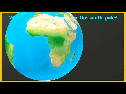 Why people don't fall off in the south pole