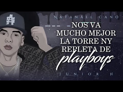 (LETRA) ¨LA TORRE NY¨ - Natanael Cano x Junior H (Lyric Video)