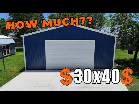 How much is a 30x40 Metal Storage with Concrete? | WolfSteel Buildings
