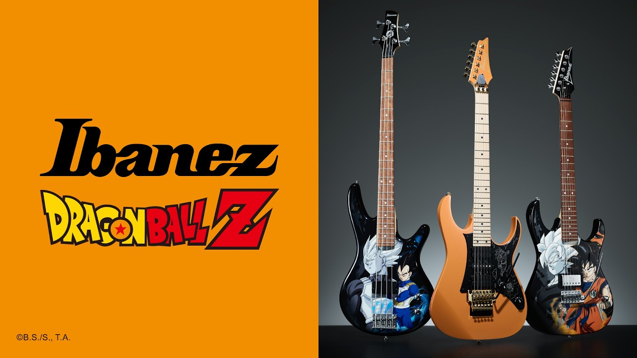 Ibanez & DRAGON BALL Z Official Collaboration - YouTube
