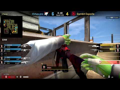 CSGO POV Gambit HOBBIT vs. Virtus.pro on Vertigo - 39 kills