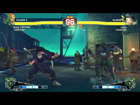 SSF4 Ranked Asia: Huku CAPTAIN (Dhalsim) VS rubsv (Makoto)