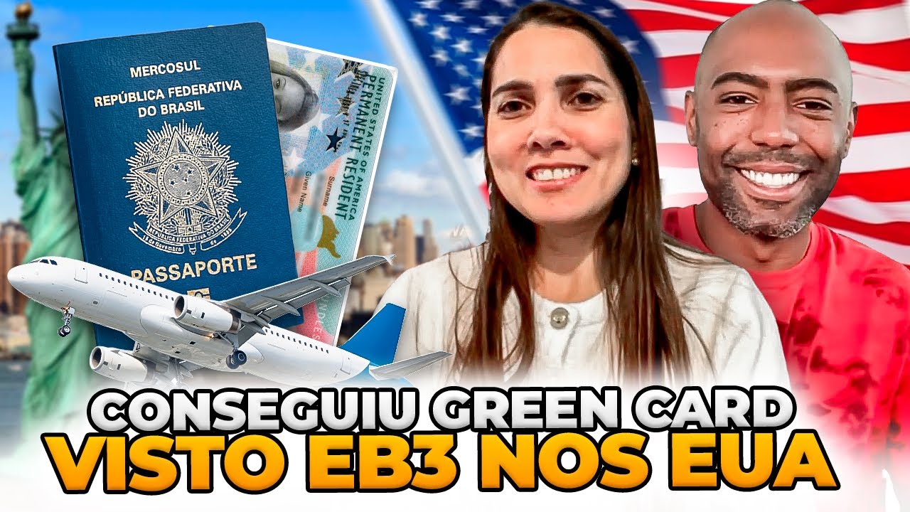 BRASILEIRA CONSEGUIU O GREEN CARD ATRAVÉS DO VISTO EB3 NOS ESTADOS UNIDOS