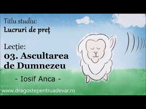 Iosif Anca - Ascultarea de Dumnezeu (Lucruri de preț 3/10)