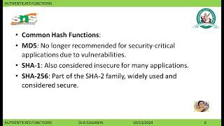 Download Lagu Dr.R.Suganya|Message Authentication and Hash Functions|SNS INSTITUTIONS Thumbnail