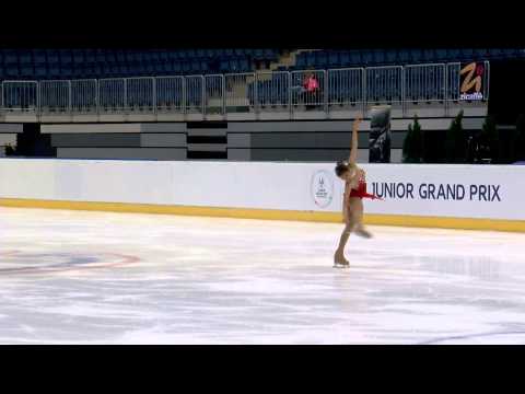 2015 ISU Junior Grand Prix Bratislava Ladies Short Program Emily CHAN USA