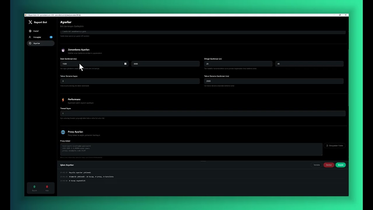 X-Report Bot Demo Video
