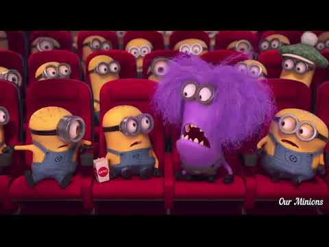 Despicable Me   Purple Minion funny moments Hd
