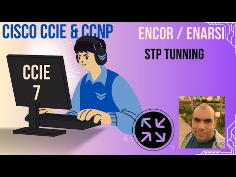CCIE-EI#7 ENCOR#7 - Spanning Tree Protocol STP tuneing - Arabic