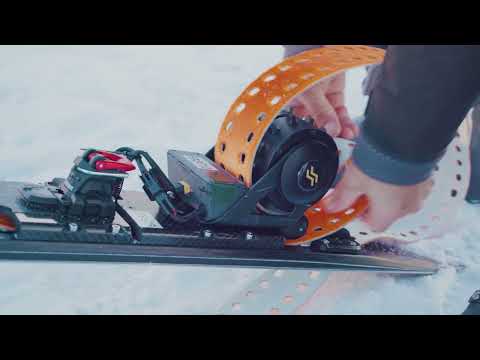 E skimo World's first electric assisted ski