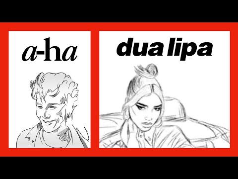 "Take On Physical" - a-ha vs Dua Lipa (mashup visualiser)