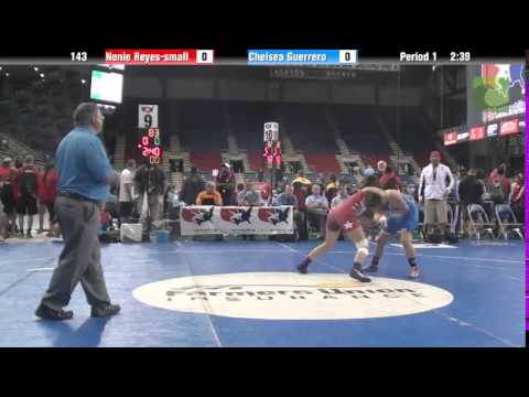 143 lbs. QF - Nonie Reyes-small (CA) vs. Chelsea Guerrero (TX)
