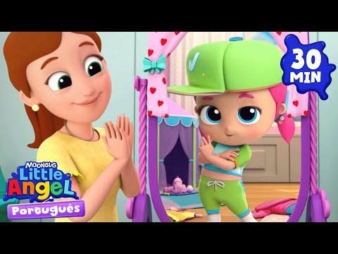 Primeiro dia de aula💅🤓 | 30 MIN de Músicas Infantis em Português 🎵 | Little Angel Brasil