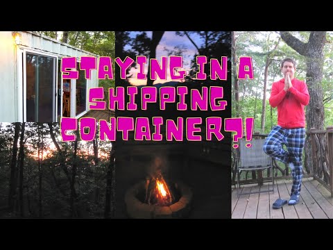 Staying In A Shipping Container?! (Barefoot Hills Hotel)