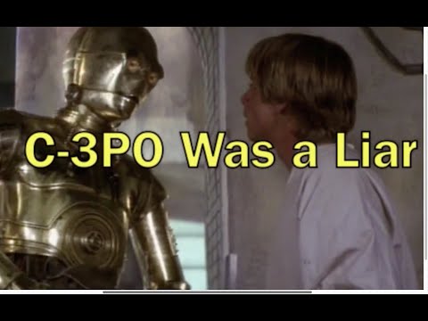 C-3PO, "I'm not much more than an interpreter, and not very good at telling stories..."
