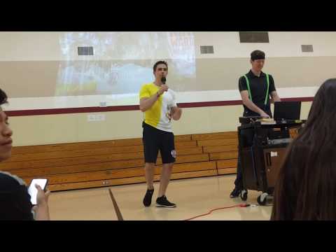 American Ninja Warrior Sean Bryan does a Backflip for kids!