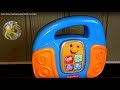 Fisher Price Flashing Musical Radio Toy Video