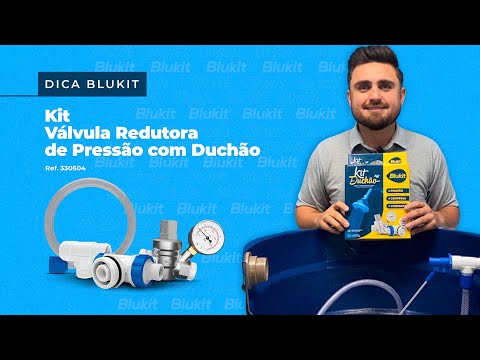 Instalação do Kit Válvula Redutora de Pressão com Duchão