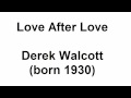 "Love After Love" by Derek Walcott (read by Tom O ...