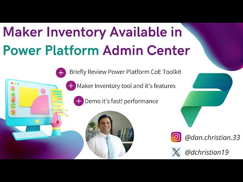 Power Platform: New Maker Inventory Tool