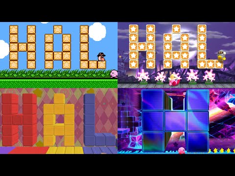 Evolution of Secret HAL Rooms in Kirby games (1993 - 2016)