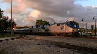 preview picture of video 'Amtrak 67 at Ft. Lauderdale (10JAN2015)'