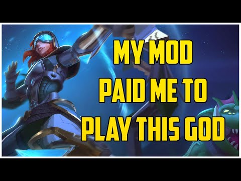 MY MOD PAID ME TO PLAY THIS GOD! ARTEMIS RANKED SMITE S10