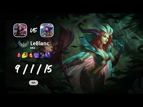 LeBlanc Mid vs Neeko - NA Challenger Patch 13.10