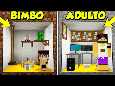 CASA DA BAMBINI vs CASA DA ADULTI! - Minecraft ITA