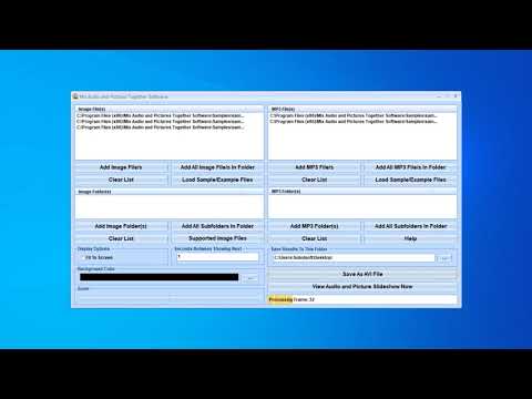 Mix Audio and Pictures Together Software