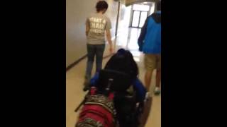 8 year old Bri ready for Special Olympics