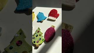 Cornstarch dough and watercolor